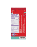 A back view of Energy Sticks in Cherry Slush flavor highlighting the Nutrition Facts.
