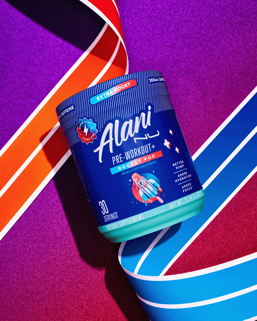 A Pre-workout + in flavor Rocket Pop.